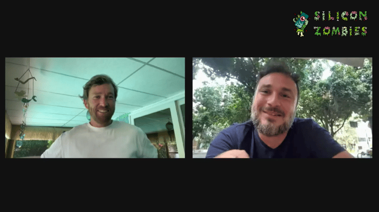 Nick Larson and Cory Warfield in livestream discussion on experiential AI, human intuition, and edge tech