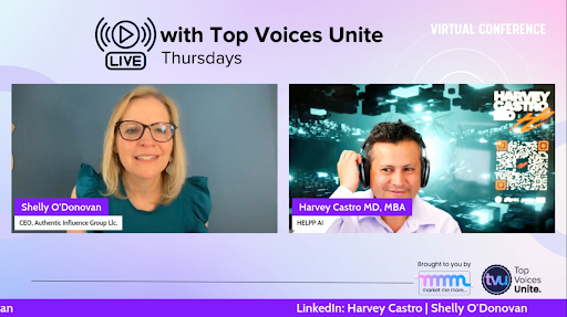 Dr. Harvey Castro and Shelly O’Donovan in conversation about AI in healthcare