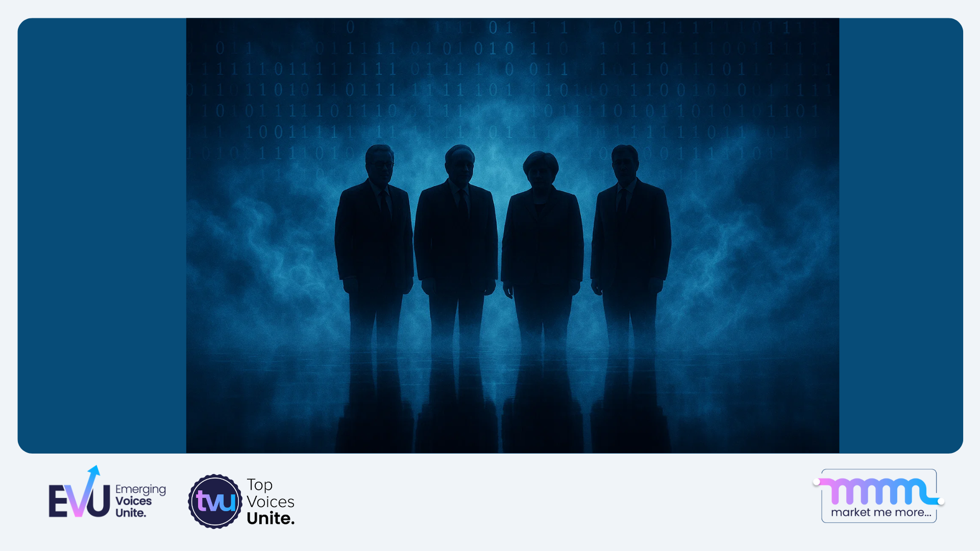 leaders reflecting in digital fog