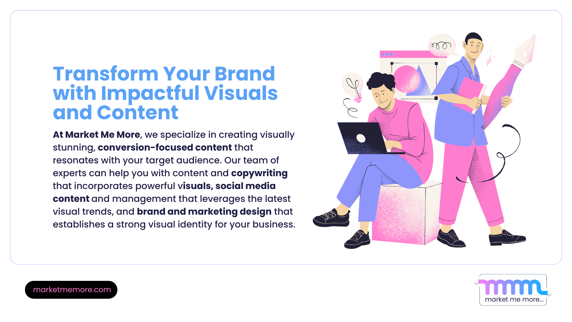 Impactful brand visuals