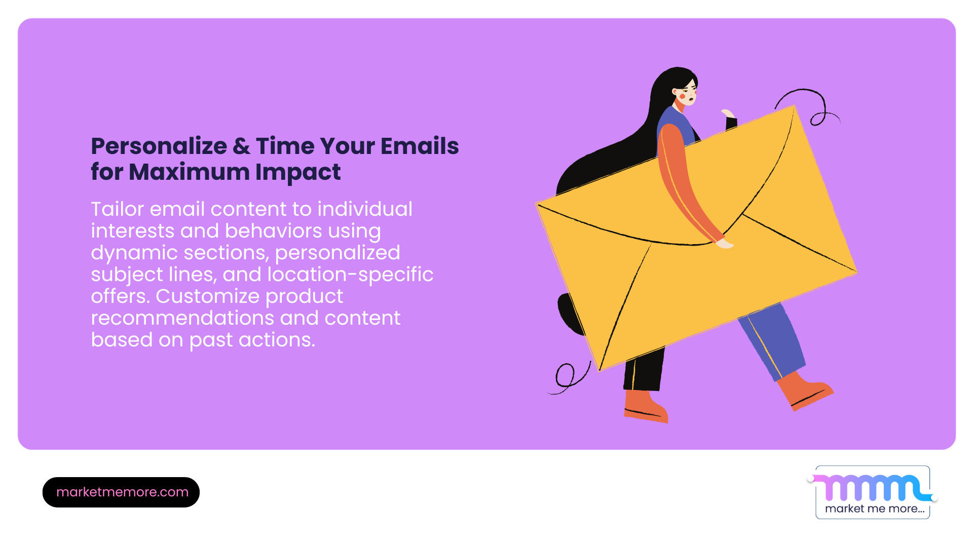 Tailor email campaigns to individual interests