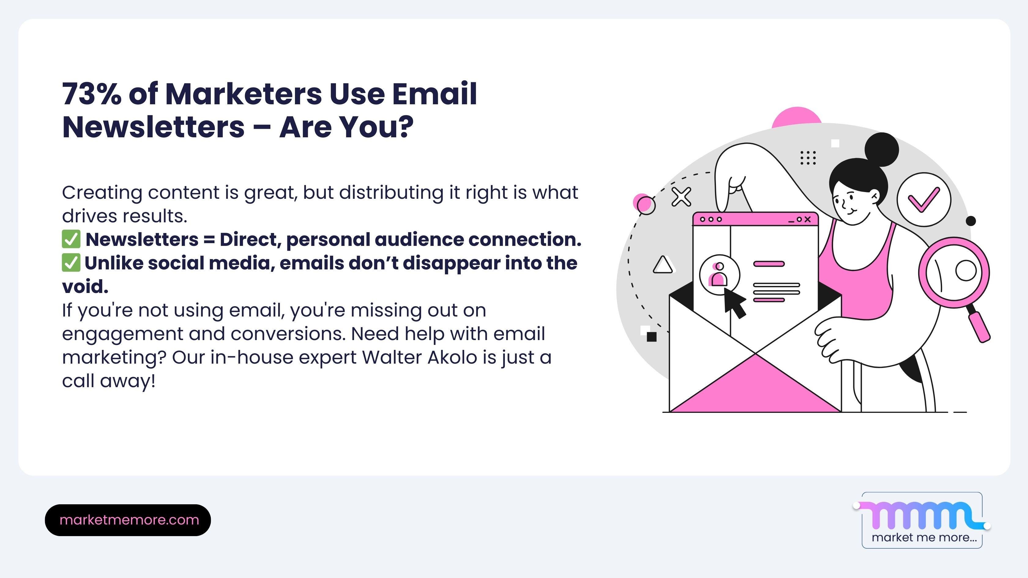 Use email newsletters