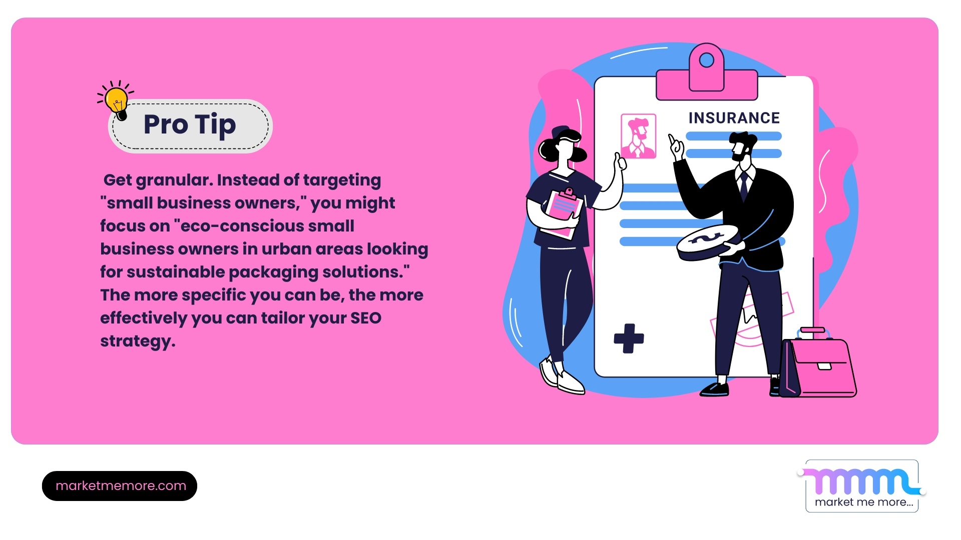 Specific SEO goals