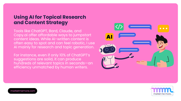 AI for topical research