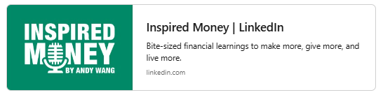 Inspired Money LinkedIn Newsletter