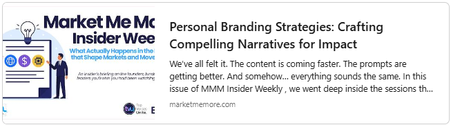 Check it out here the Issue #003 – Content Is Everywhere. Trust Isn’t. Here’s What Top Voices Are Doing About It