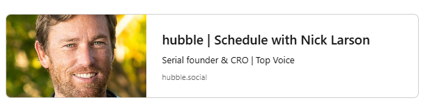 Nick Larson's Hubble Profile