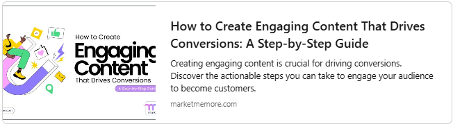Shared link of related content to read