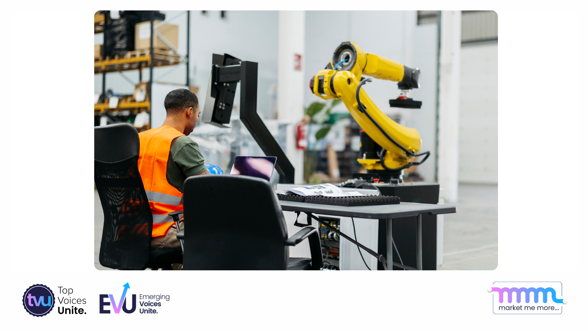 Inclusive workforce on factory floor powered by AI and automation