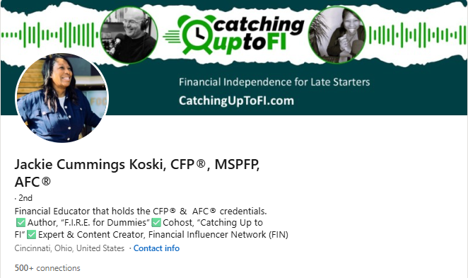 Jackie Cummings Koski's LinkedIn Profile