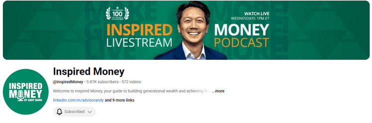 Inspired Money's YouTube Channel