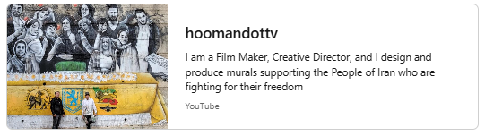 hoomandottv YouTube channe;