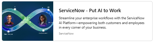 ServiceNow's Company Website
