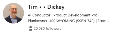 Tim Dickey's LinkedIn Profile Banner