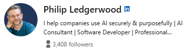 Philip Ledgerwood's LinkedIn Profile Banner