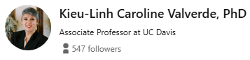 Dr. Kieu-Linh Caroline Valverde's LinkedIn Profile Banner