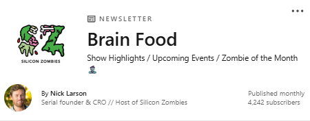 Silicon Zombies LinkedIn Newsletter