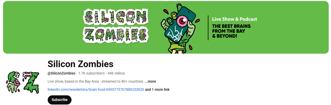 Silicon Zombies YouTube Channe;