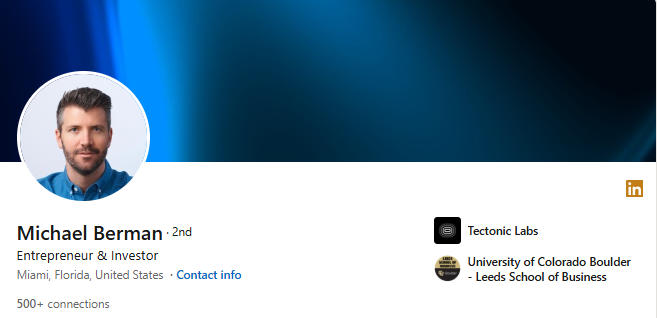 Michael Berman's LinkedIn Profile