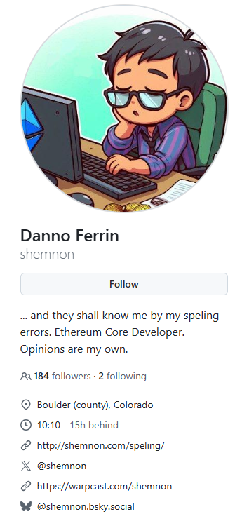 Dannon Ferrin's Github Profile
