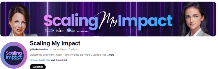 Scaling My Impact's YouTube Channe;