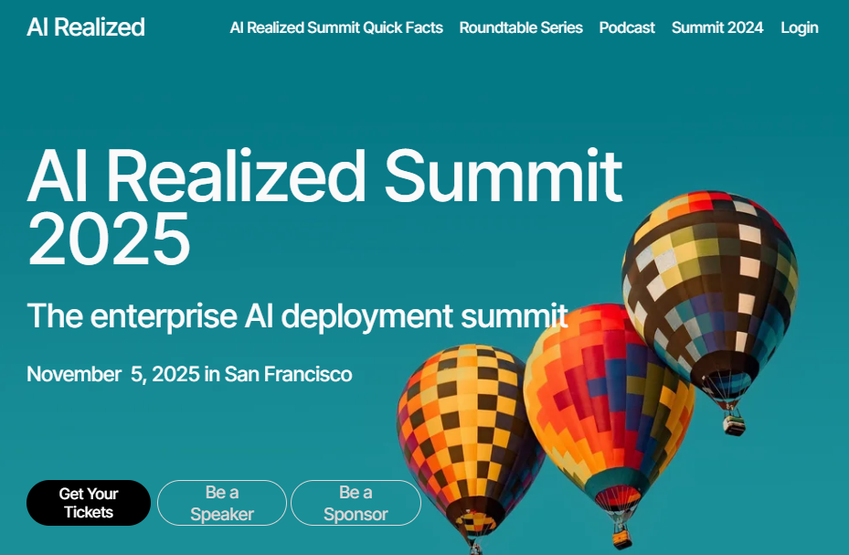 AI Realized Summit Website and Registration Page