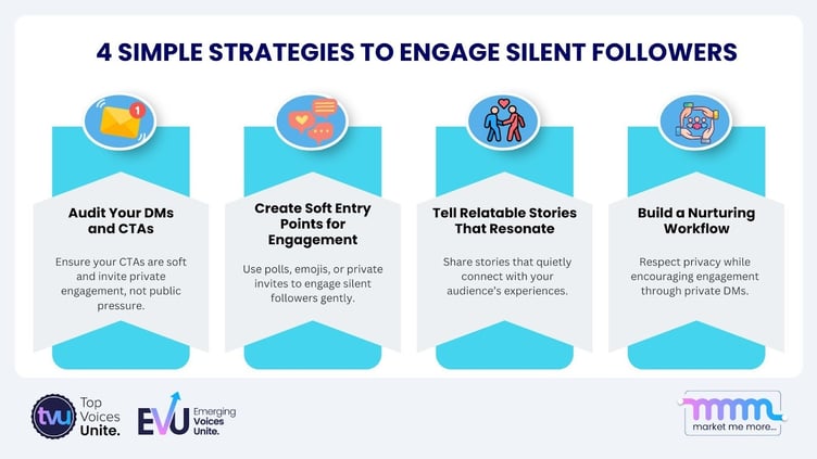 Denise’s 4-step process to convert silent followers into active advocates