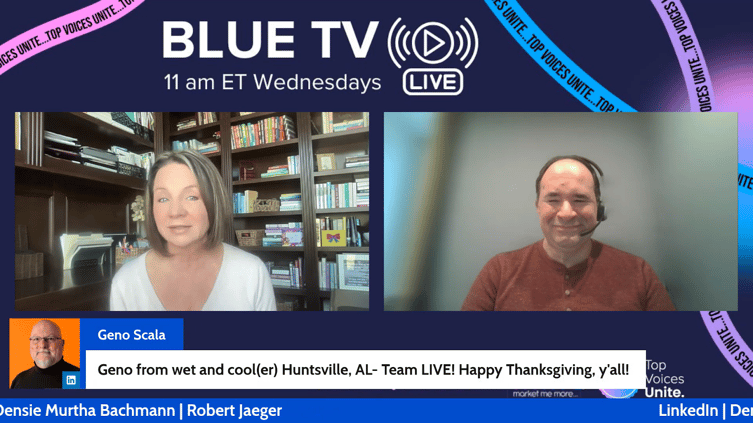 Robert Jaeger reveals why treating your online presence like a structured project transforms visibility on Blue TV with Denise Murtha Bachmann