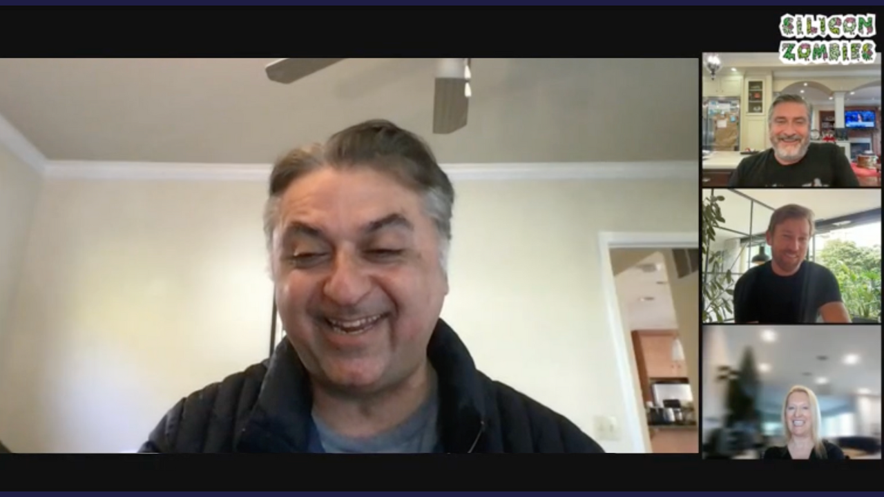Panel of guests on the 'Silicon Zombies' live session, including Nick Larson, Cory Warfield, and others engaged in discussion