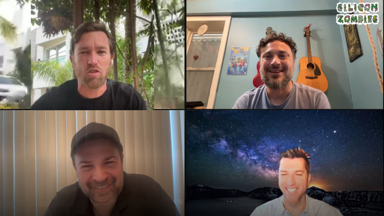 Silicon Zombies featuring Nick Larson, Cory Warfield, Michael Noffsinger, and Patrick Gable discussing AI and future technology trends