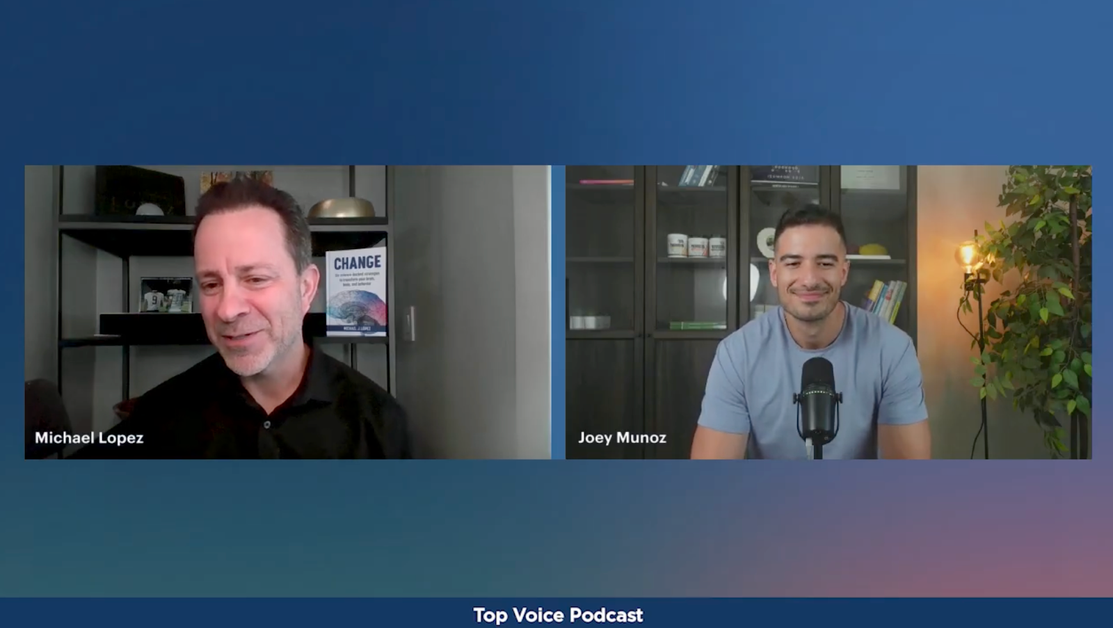 Top Voice Podcast with Michael Lopez and Dr. Joey Munoz on sustainable fitness and habit-based health