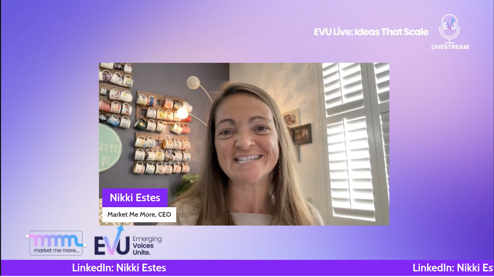 Nikki Estes in EVU Live Episode 5