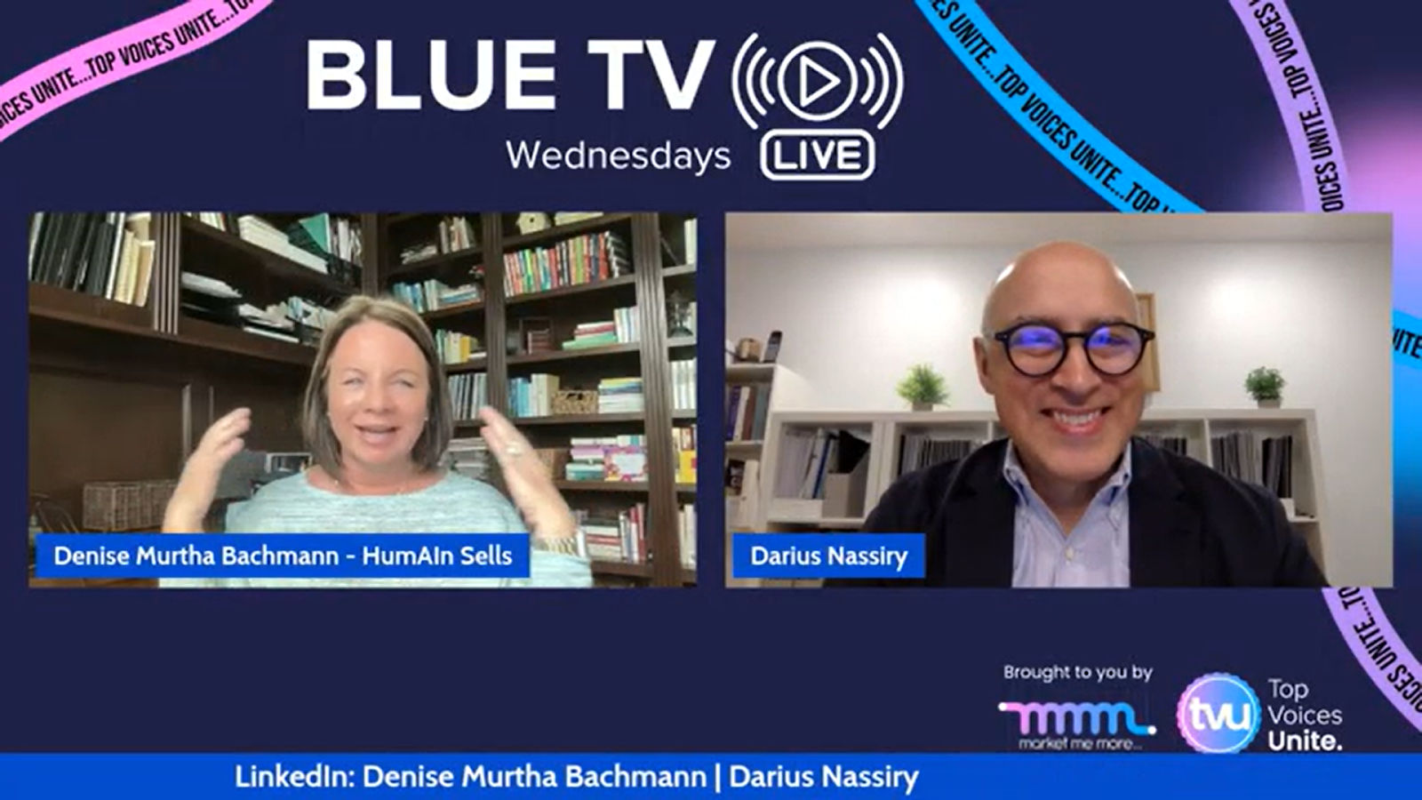Blue TV livestream Replay with Darius Nassiry and Denise Murtha Bachmann discussing tokenized assets