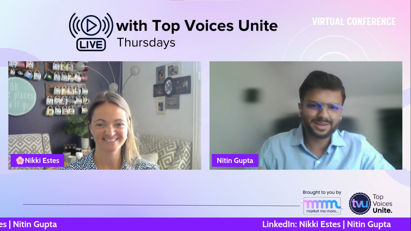 Nikki Estes and Nitin Gupta discuss the future of AI and ethical innovation on Top Voices Unite